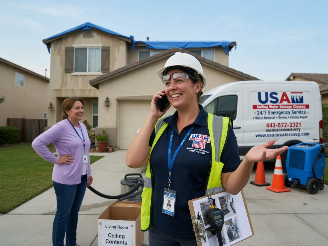 Ceiling Water Damage Restoration Ringle, WI FAQs